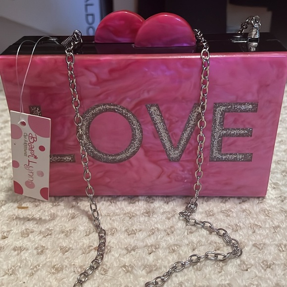 Bari Lynn LOVE Acrylic Clutch Bag - Picture 7 of 7